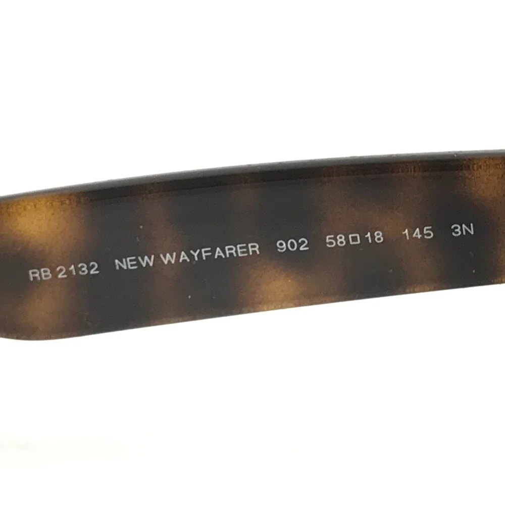 Ray-Ban Sunglasses RB2132 NEW WAYFARER 902 Tortoise Frames w/ G-15 Lenses 58 mm